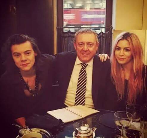 Desmond Styles with his children, Gemma Styles and Harry Styles.